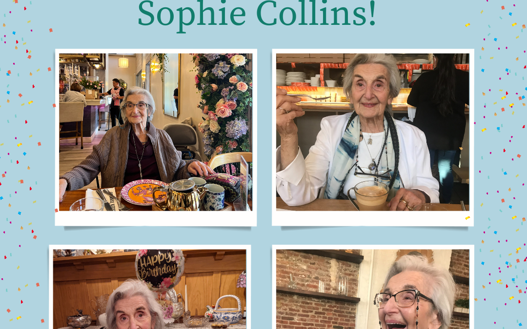 Happy 100th Birthday to one of our founders, Sophie Collins!