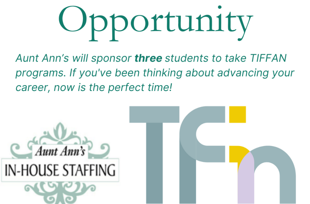 Aunt Ann’s Scholarship Giveaway: TIFFAN